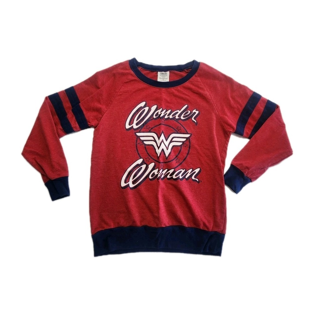 DC Comics Wonder Woman Superhero Long Sleeve Shirt Womans  Small See Description